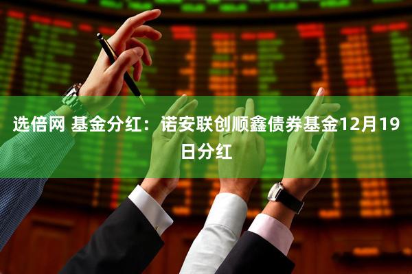 选倍网 基金分红:诺安联创顺鑫债券基金12月19日分红